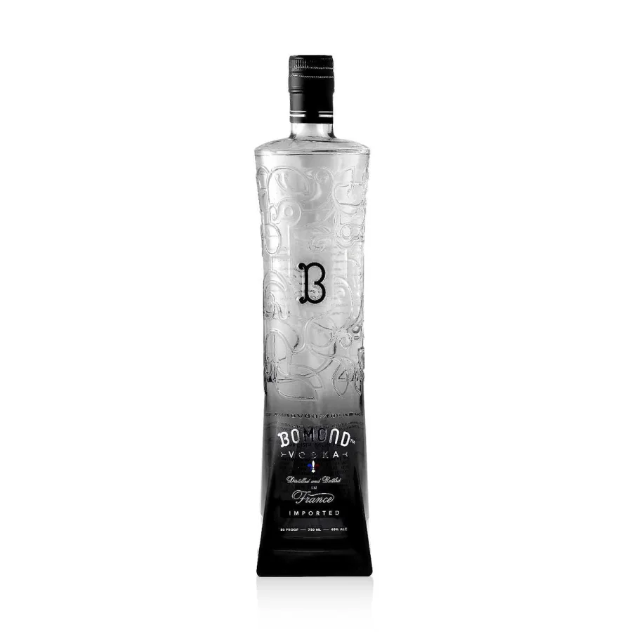 Bomond Vodka bottle, shown as part of Sergey’s separate brand story